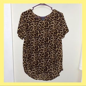 Leopard Print Blouse